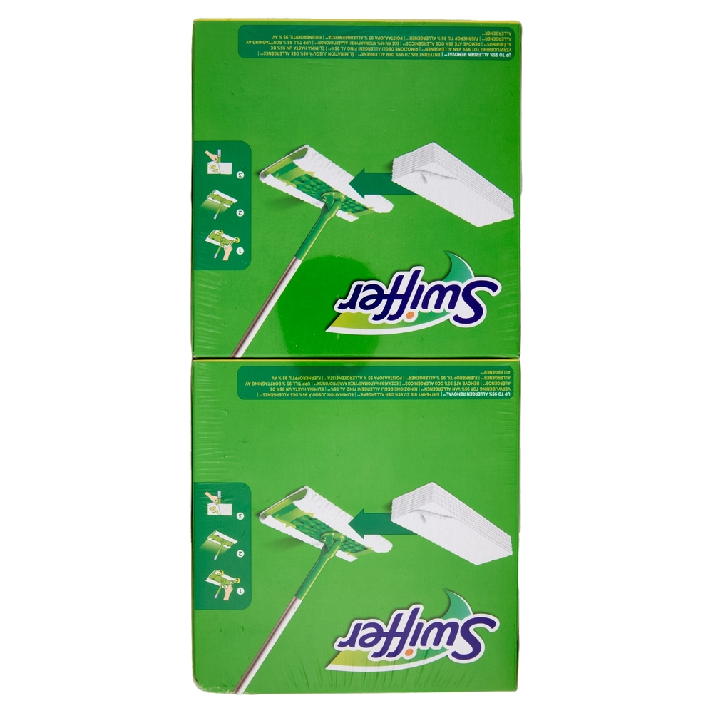 Swiffer Panni Catturapolvere per Scopa Swiffer Profumo Fresco e Pulito - Ricarica 72 Panni